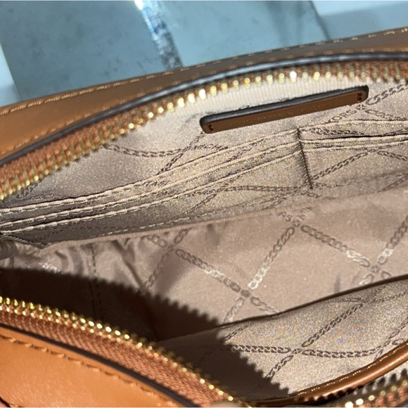 MICHAEL MICHAEL KORS Maeve logo-strap canvas and leather crossbody bag AUTHENTIC - Picture 15 of 15